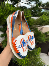 Load image into Gallery viewer, ASTROS SHOES ORANGE HEART (COLORS) WHITE