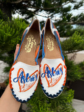 Load image into Gallery viewer, ASTROS SHOES ORANGE HEART (COLORS) WHITE
