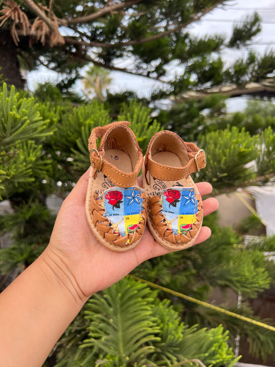 Mexican huaraches for baby girl sales