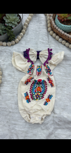 Load image into Gallery viewer, baby onesie gold outfit shoulder off (new)