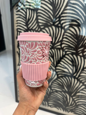 Talavera travel mug