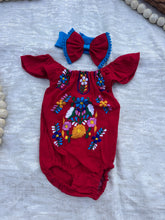 Load image into Gallery viewer, baby onesie gold outfit shoulder off (new)