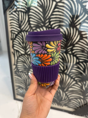 Talavera travel mug