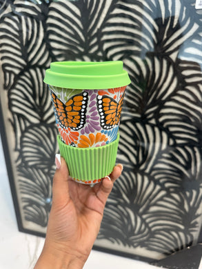 Talavera travel mug