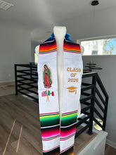 Load image into Gallery viewer, 2026 Graduation Stole Virgen (unisex) 2 flags