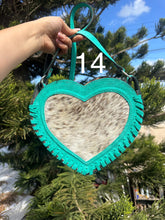 Load image into Gallery viewer, Heart cowhide crossbody