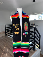 Load image into Gallery viewer, 2026 Graduation Stole Virgen (unisex) 2 flags