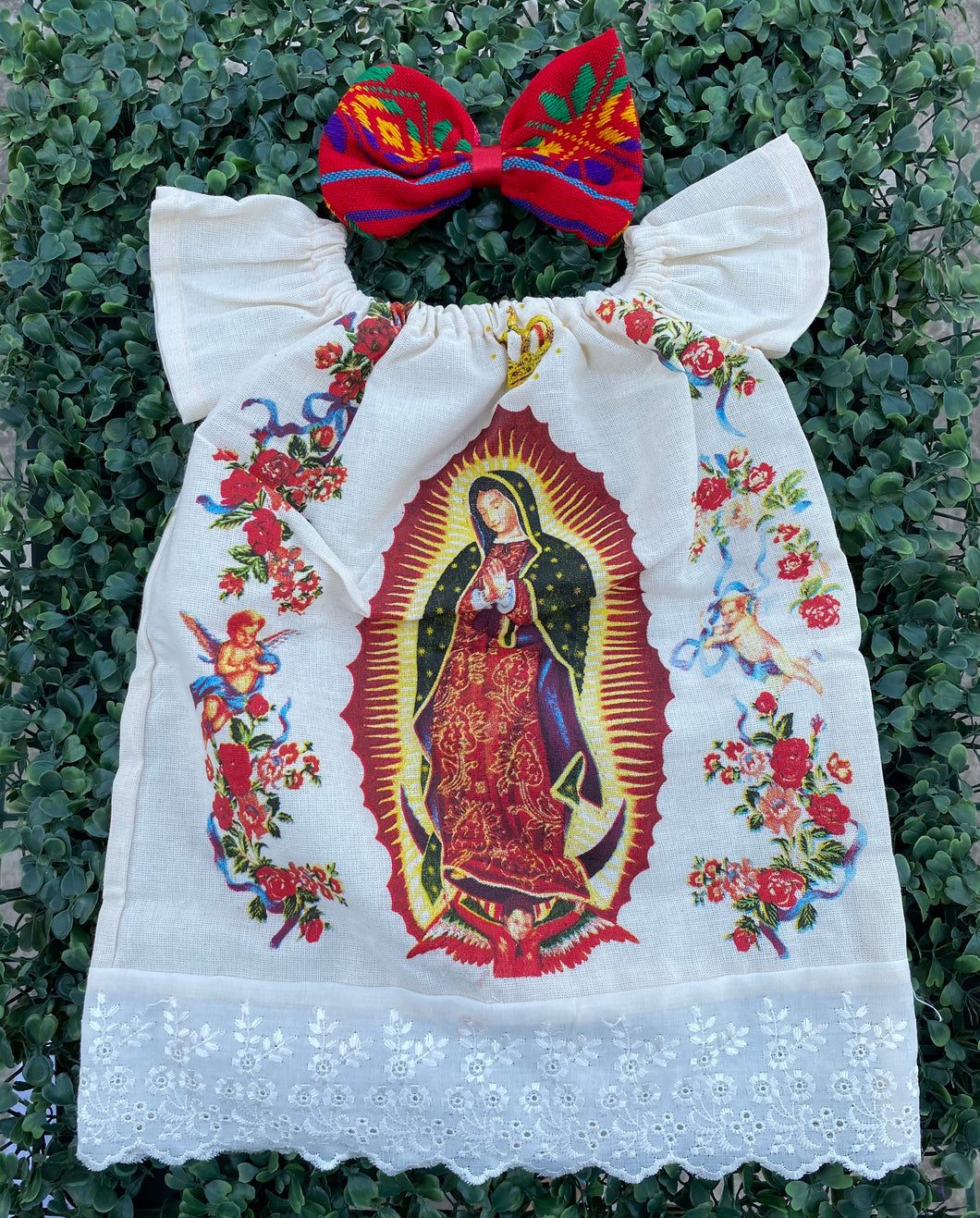 Virgencita Manta Blanco dress