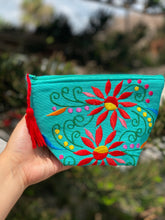 Load image into Gallery viewer, Make up bag aqua