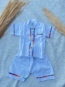 White Baby Boy Outfit