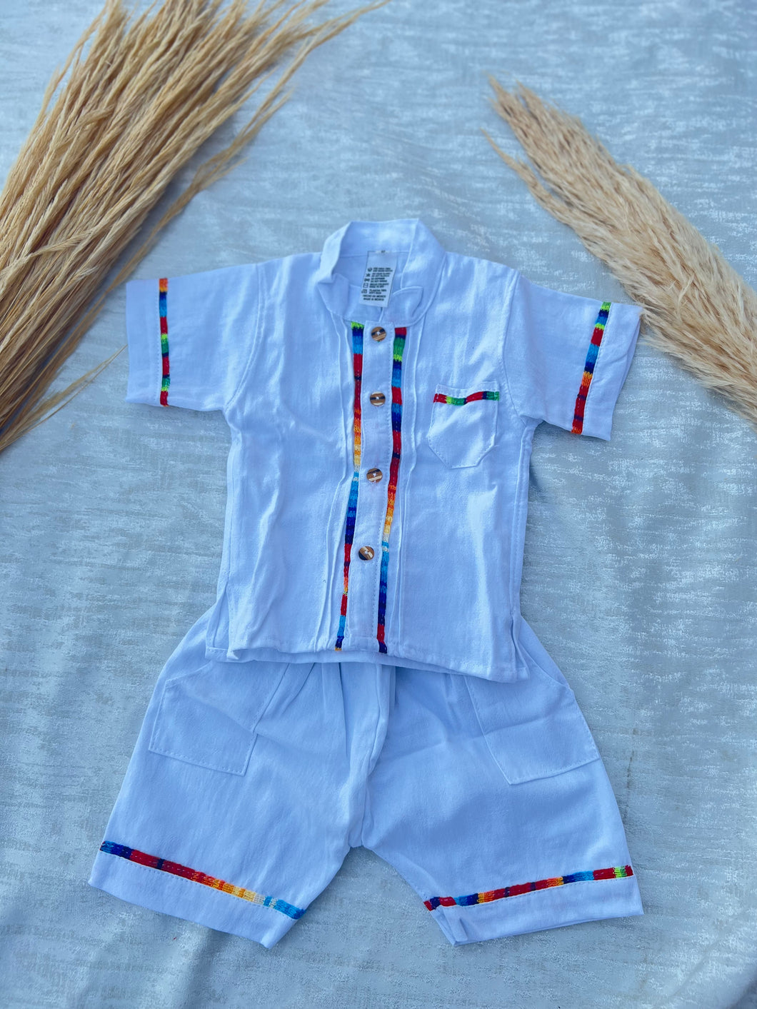 White Baby Boy Outfit