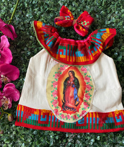 Red virgencita dress