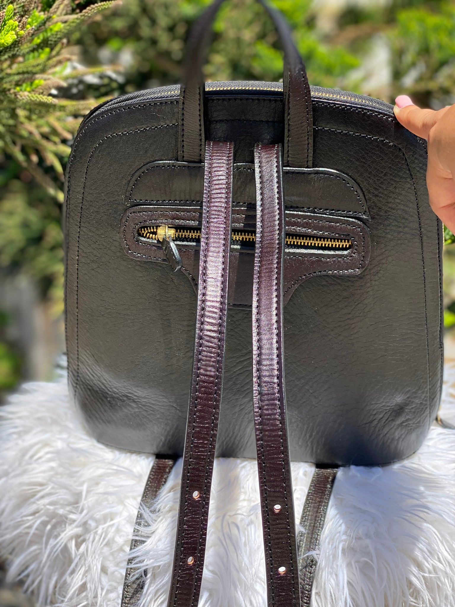 Cancun Premium Leather Backpack – artesanias liliana