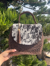 Load image into Gallery viewer, Lily cowhide handbag and crossbody