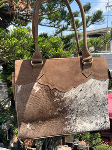 Bella Cowhide Big Handbag