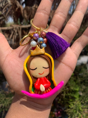 Virgencita keychain/ llavero