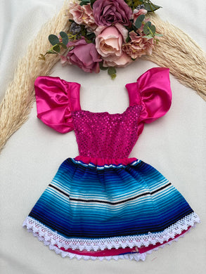 Sarape Glitter FUCHSIA