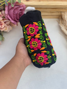 Black make up bag/ pencil bag