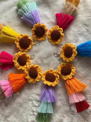 Girasol llavero / sunflower keychain