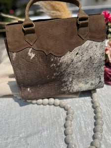 Bella Cowhide Big Handbag