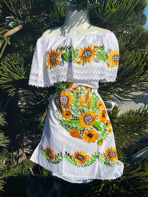 Girasol white dress adult