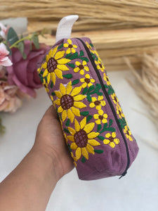 Light Purple make up bag/ pencil bag