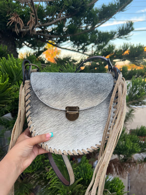 COWHIDE CROSSBODY