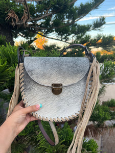 COWHIDE CROSSBODY