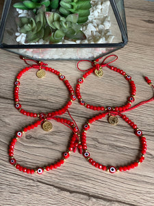 Ojo Bracelet Red