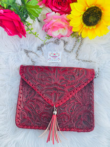 Red big crossbody