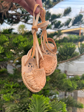 Rose Tan Lace Up kids