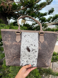 Bella Cowhide Big Handbag