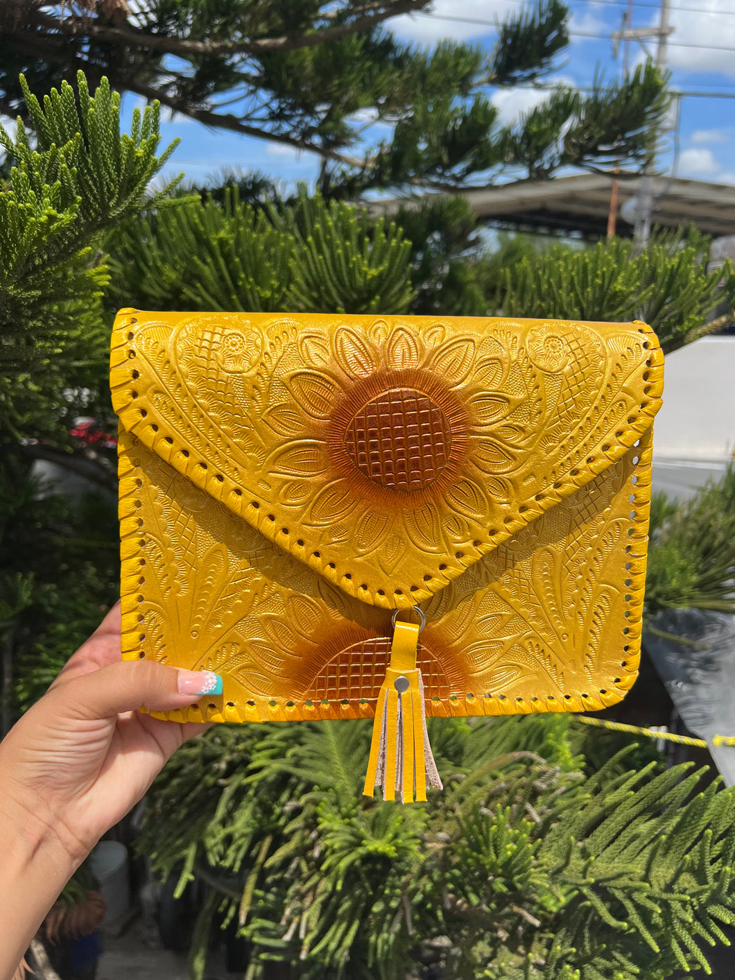 girasol / sunflower big crossbody