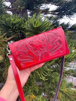 Jackie Crossbody Red (flor)