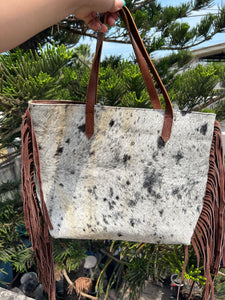 Bella Cowhide Big Handbag