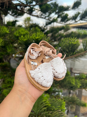 Rose White Lace Up kids