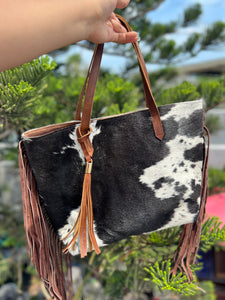 Bella Cowhide Big Handbag