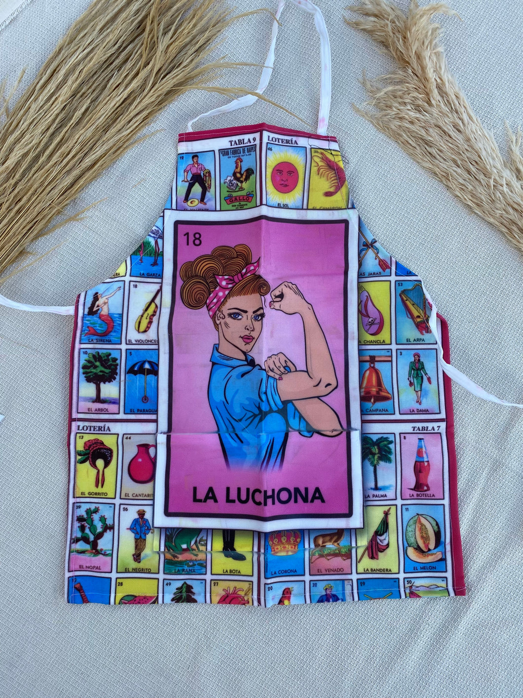 La Luchona Loteria Mandil/ Apron