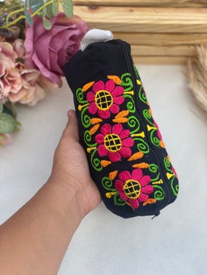 Black make up bag/ pencil bag