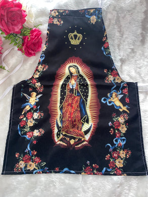 Virgencita mandil negro