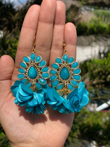 aretes flores