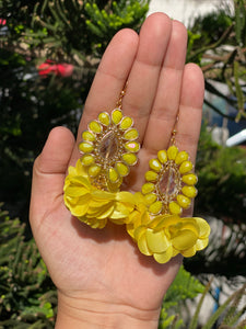 aretes flores