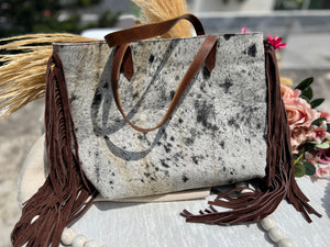 Bella Cowhide Big Handbag