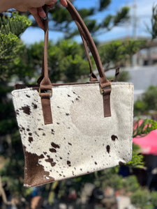 Bella Cowhide Big Handbag