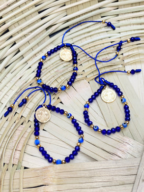 Ojo bracelet kids blue