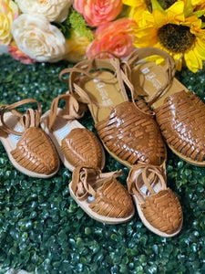 KIDS Tan Lace-Up