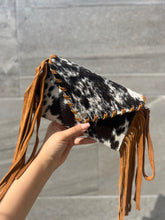 Load image into Gallery viewer, Small cowhide clutch wristlet &amp; crossbody