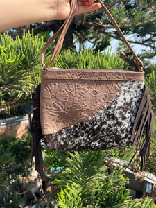 Bella Cowhide crossbody