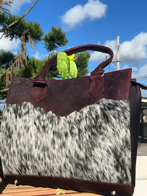 Bella Cowhide Big Handbag